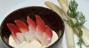 White Asparagus with Arctic Surf Clams - Clearwater