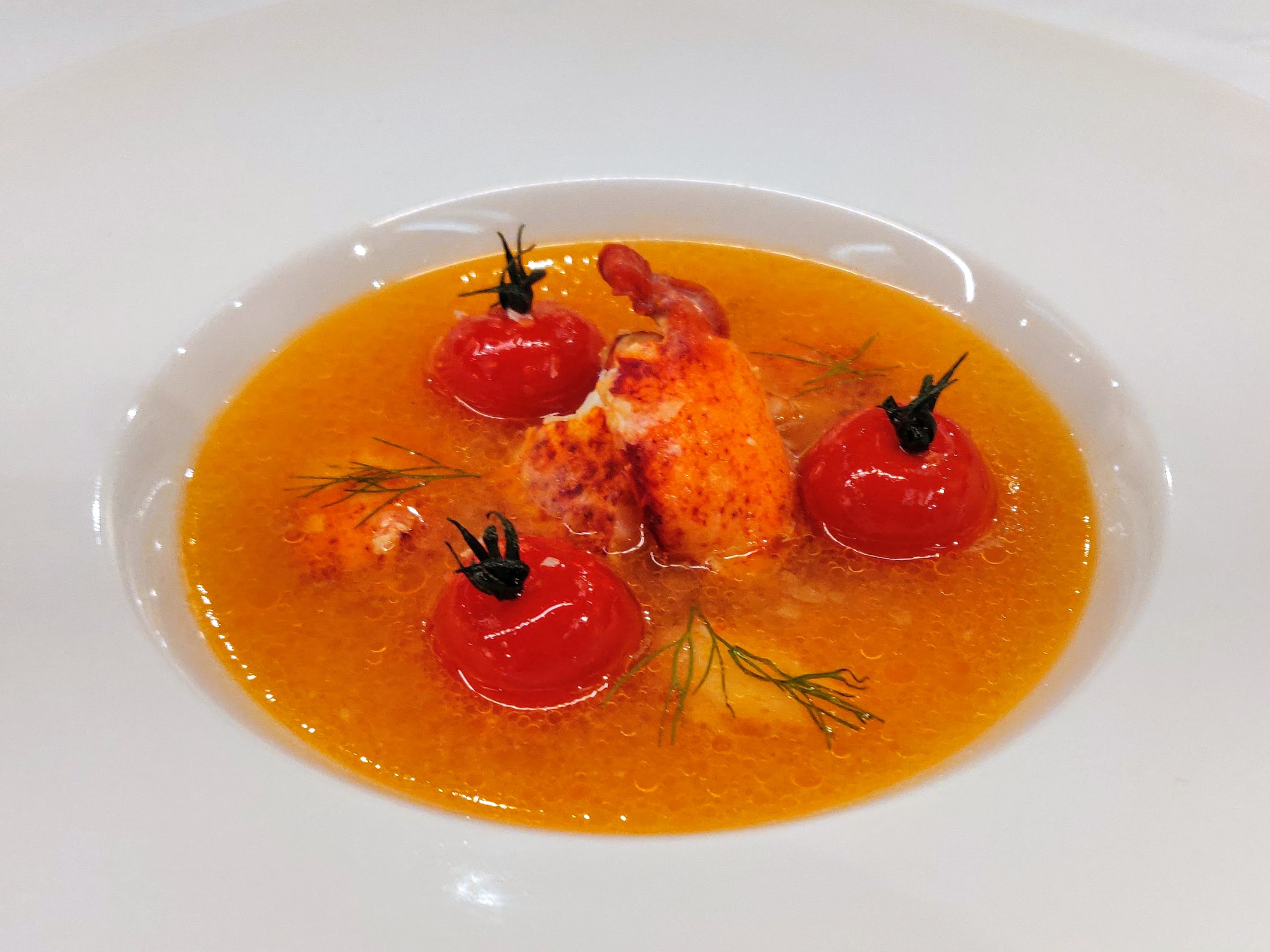 Lobster Tomato Consommé Clearwater